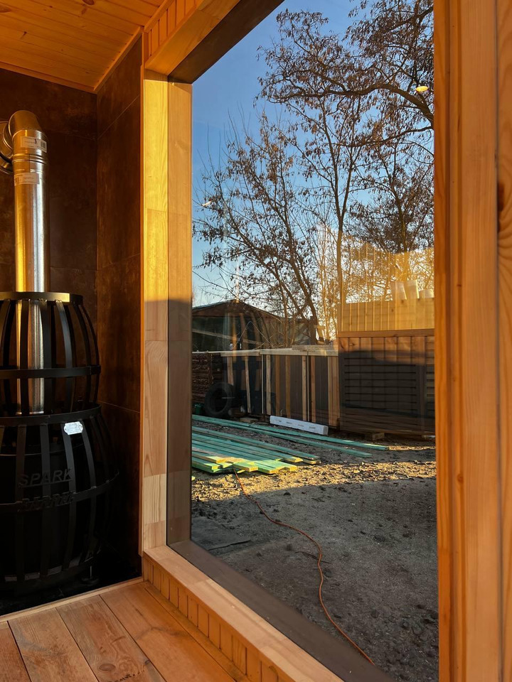 IDEX Sauna 200x220x200 cm – Compact Outdoor or Indoor Sauna Cabin Mobile Sauna - Promenjivo telo/ Kontejner: slika 2 IDEX Sauna 200x220x200 cm – Compact Outdoor or Indoor Sauna Cabin Mobile Sauna - Promenjivo telo/ Kontejner: slika 2