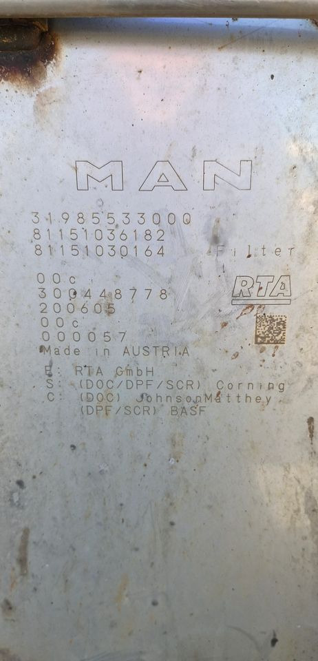 MAN TG3 TGX TGS KATALIZATOR TŁUMIK 81.151036182 81.151030164 - Katalizator: slika 5 MAN TG3 TGX TGS KATALIZATOR TŁUMIK 81.151036182 81.151030164 - Katalizator: slika 5