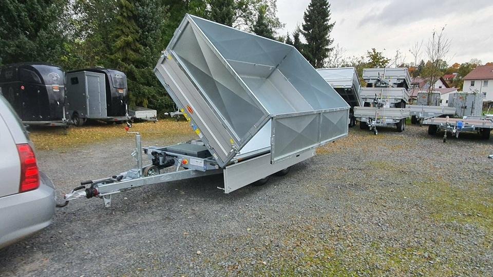 Böckmann DK-AL 3218/35P Anhänger Kipper 3,5t Stahlblechaufsatz - Prikolica istovarivača: slika 1 Böckmann DK-AL 3218/35P Anhänger Kipper 3,5t Stahlblechaufsatz - Prikolica istovarivača: slika 1