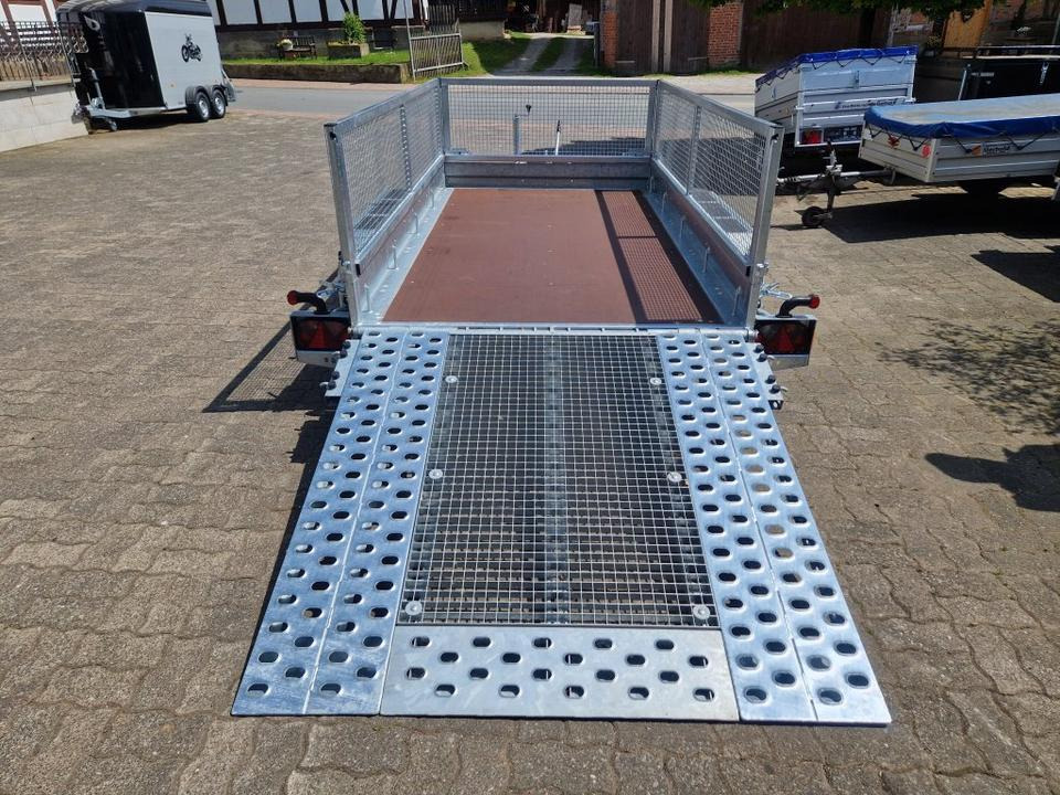 Böckmann PKW-Anhänger Maschinentransporter Gitteraufsatz 3,5t - Prikolica za prevoz radnih mašina: slika 3 Böckmann PKW-Anhänger Maschinentransporter Gitteraufsatz 3,5t - Prikolica za prevoz radnih mašina: slika 3