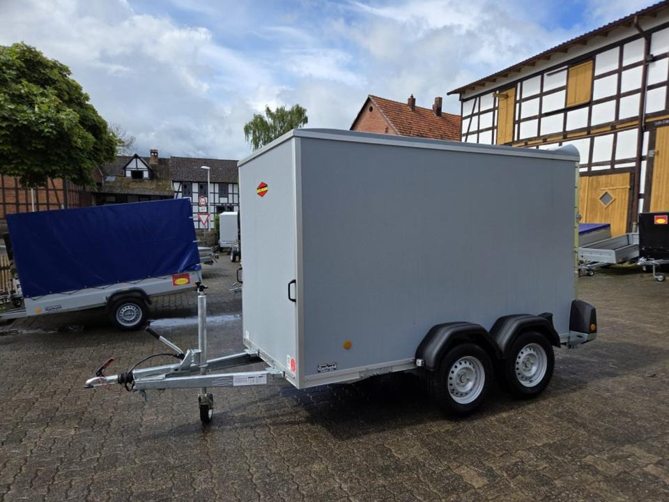 Kofferanhänger PKW-Anhänger Böckmann KT 3015/27 MF Rampe/Tür 2,7t - Prikolica sa zatvorenim sandukom: slika 1 Kofferanhänger PKW-Anhänger Böckmann KT 3015/27 MF Rampe/Tür 2,7t - Prikolica sa zatvorenim sandukom: slika 1