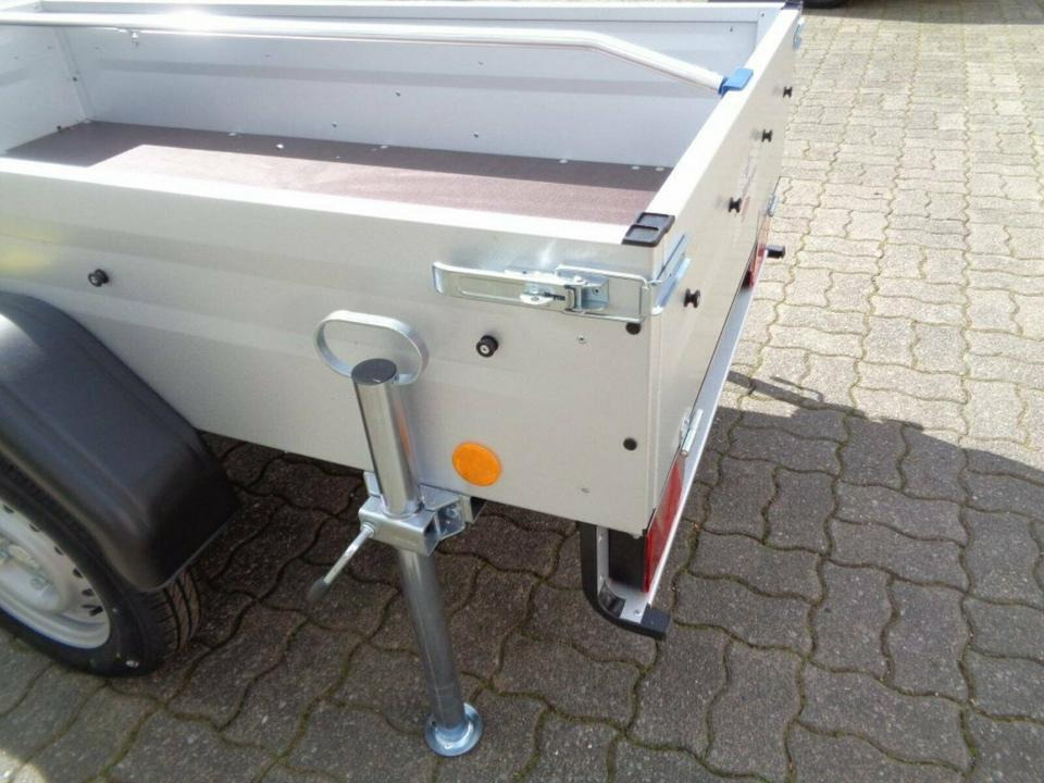 Prikolica za automobil PKW Anhänger, 750 kg, Flachplane, Stützen, 100 km/h: slika 8