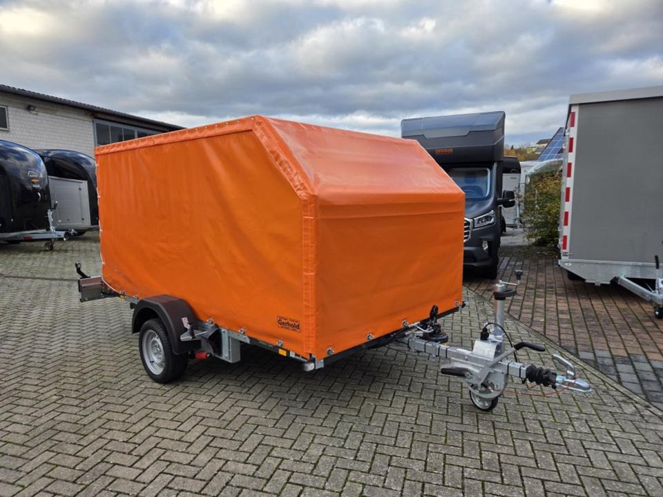 PKW Anhänger Unsinn Absenkanhänger 100 km/h Alubordwände Plane - Prikolica za automobil: slika 2 PKW Anhänger Unsinn Absenkanhänger 100 km/h Alubordwände Plane - Prikolica za automobil: slika 2