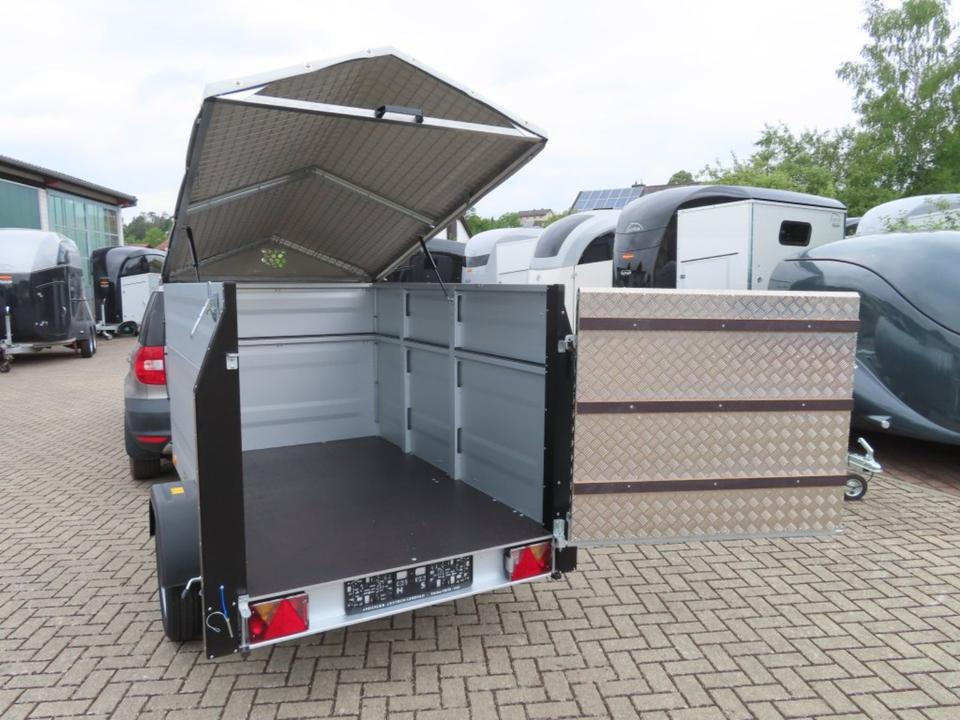 TPV Kleinviehanhänger 1,0t Flügeltür Viehanhänger Ziegen Schafe - Prikolica za prevoz stoke: slika 2 TPV Kleinviehanhänger 1,0t Flügeltür Viehanhänger Ziegen Schafe - Prikolica za prevoz stoke: slika 2