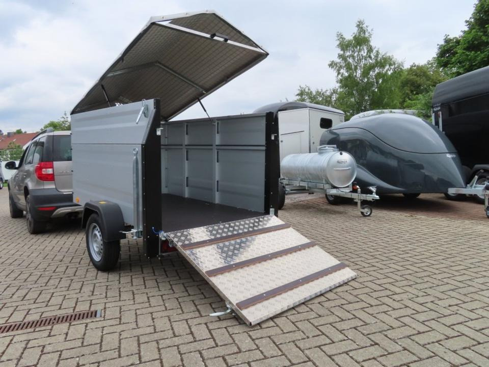 Prikolica za prevoz stoke TPV Kleinviehanhänger 750kg Flügeltür Viehanhänger Ziegen Schafe: slika 14