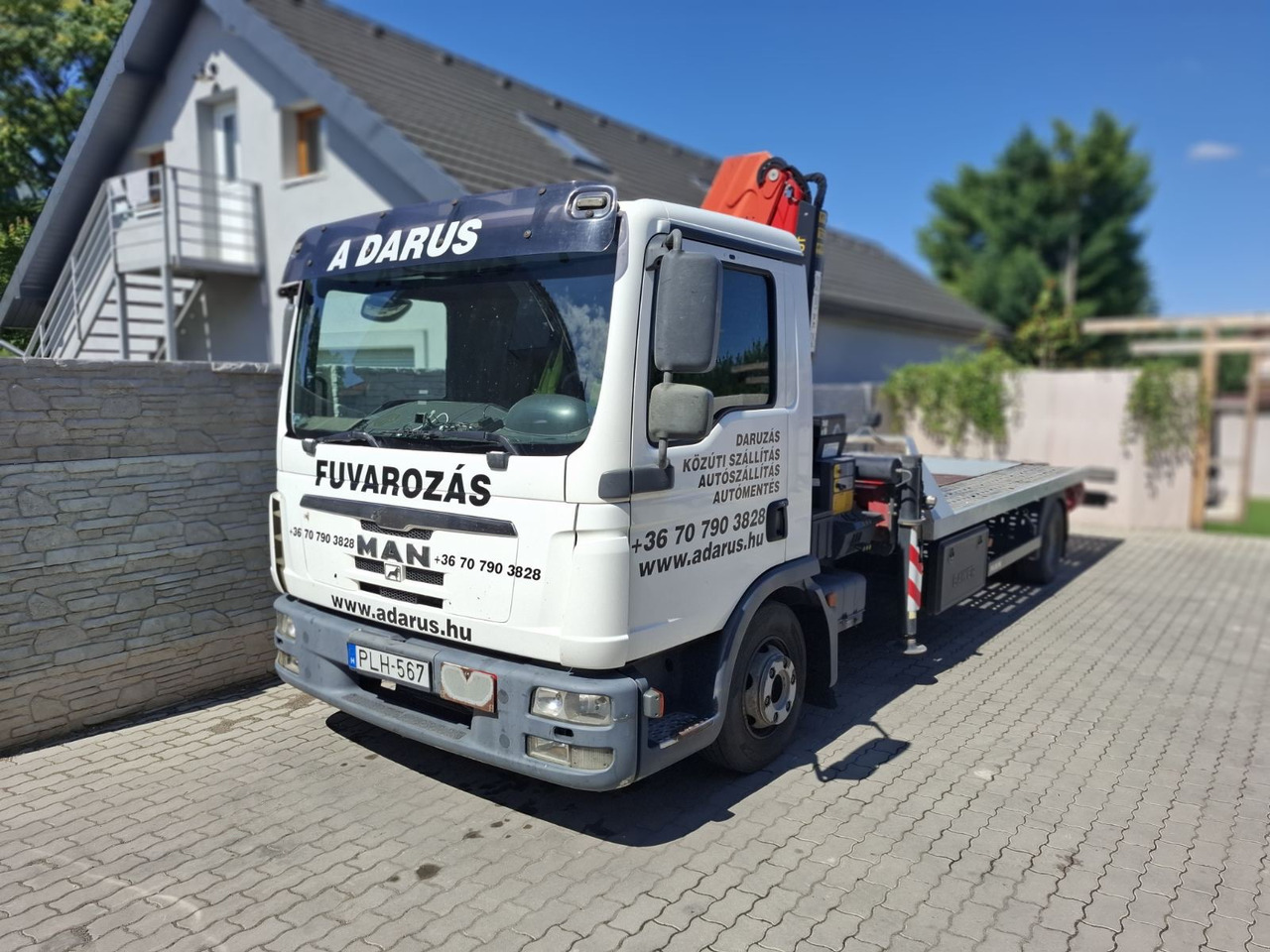 MAN TGL 12.250 4x2 BL - Kamion za prevoz automobila, Kamion sa dizalicom: slika 1 MAN TGL 12.250 4x2 BL - Kamion za prevoz automobila, Kamion sa dizalicom: slika 1