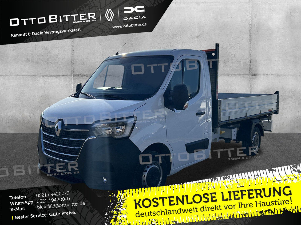 Renault Master FWD dCi165 3,5t L2 Dreiseitenkipper - Dostavno vozilo istovarivač: slika 1 Renault Master FWD dCi165 3,5t L2 Dreiseitenkipper - Dostavno vozilo istovarivač: slika 1