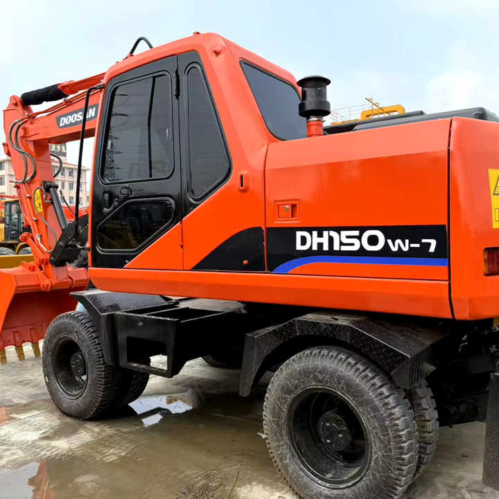 90% Brand New Doosan Brand Dh150w-7 Wheel Excavator in Stock Used Korea Brand Doosan Dh55 Dh60 Dh150 Dh210 Excavator for Sale - Bager točkaš: slika 1 90% Brand New Doosan Brand Dh150w-7 Wheel Excavator in Stock Used Korea Brand Doosan Dh55 Dh60 Dh150 Dh210 Excavator for Sale - Bager točkaš: slika 1