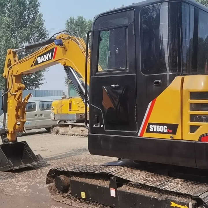 China Brand Used Sany Sy60c Mini Excavator 6ton Crawler Earth Digger Machine for Sale - Bager guseničar: slika 1 China Brand Used Sany Sy60c Mini Excavator 6ton Crawler Earth Digger Machine for Sale - Bager guseničar: slika 1