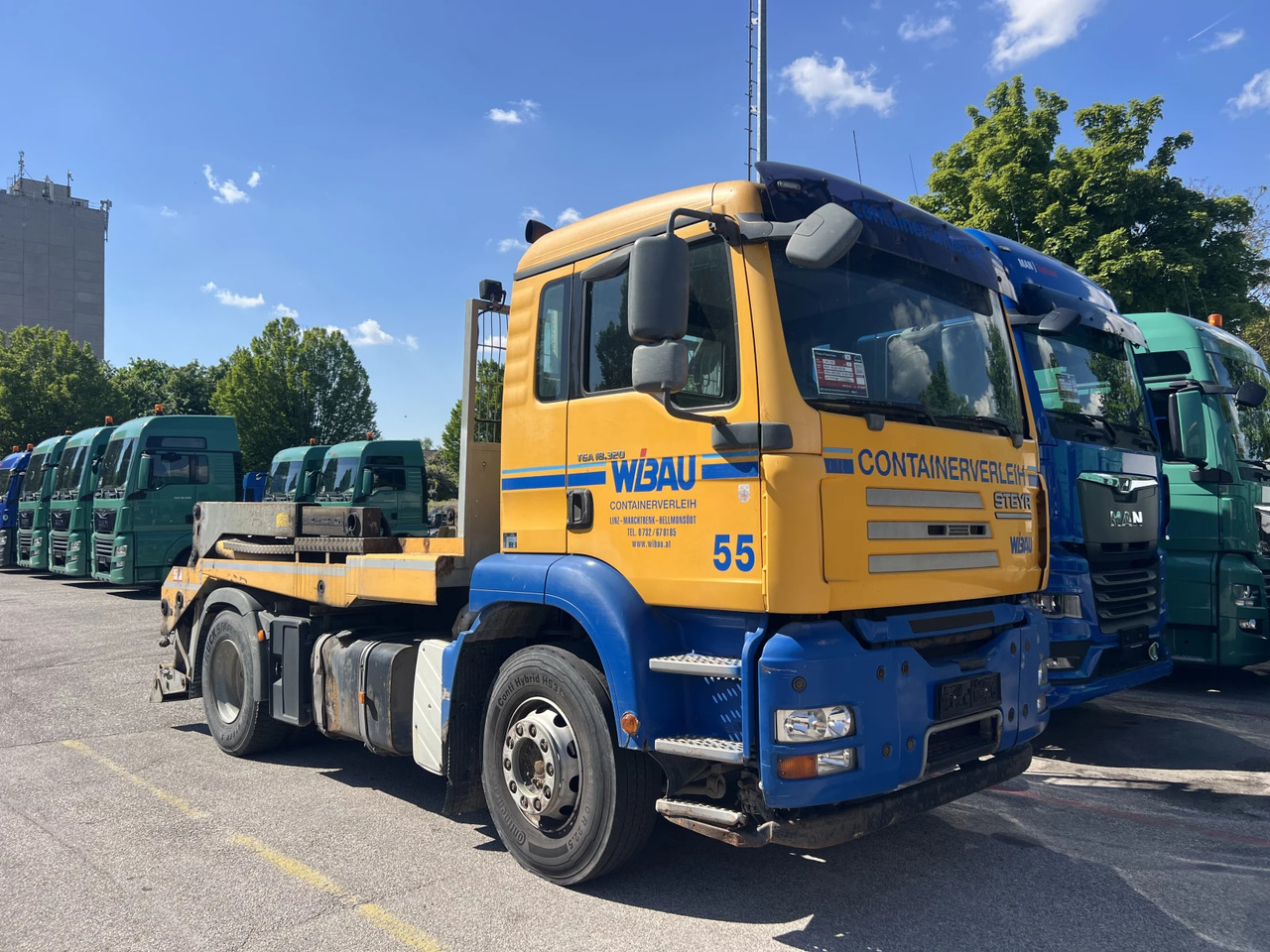 Man Tga 18.320, Контейноровоз, Нов внос - Kamion za utovaranje kontejnera: slika 1 Man Tga 18.320, Контейноровоз, Нов внос - Kamion za utovaranje kontejnera: slika 1