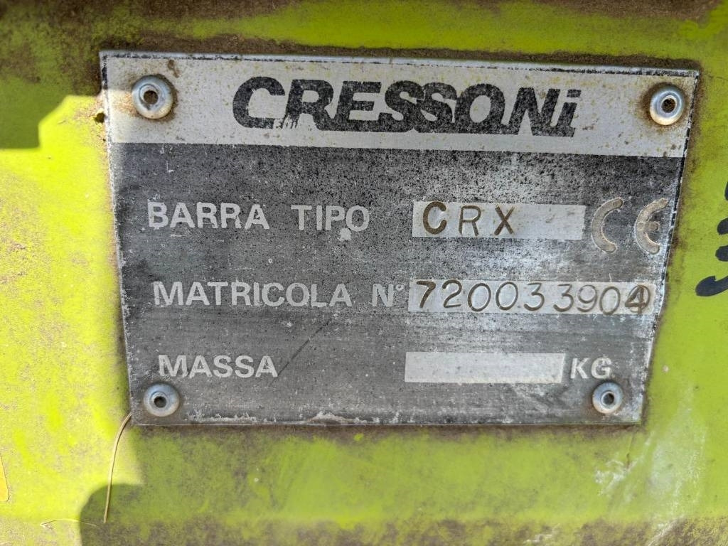 Cressoni CRX - Prednji deo kombajna: slika 2 Cressoni CRX - Prednji deo kombajna: slika 2