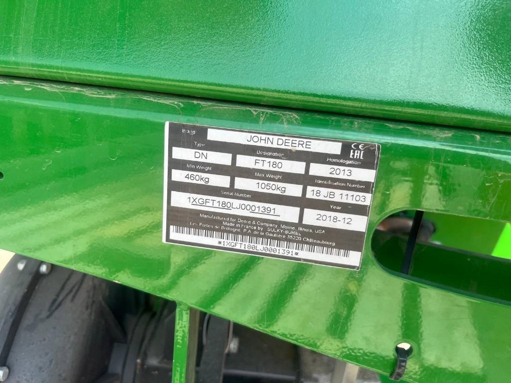 John Deere FT 180 - Rasipač veštačkog đubriva: slika 4 John Deere FT 180 - Rasipač veštačkog đubriva: slika 4