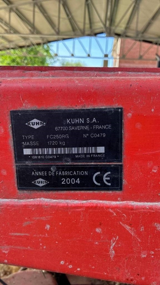 Kuhn FC 250 R G - Kosačica: slika 2 Kuhn FC 250 R G - Kosačica: slika 2