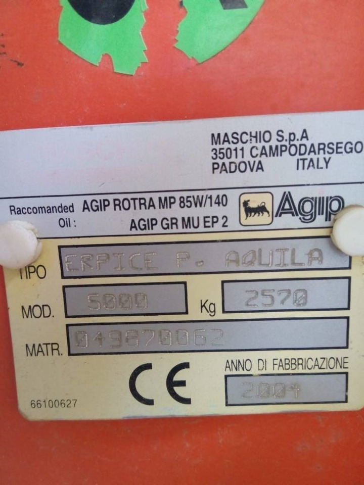 Maschio Aquila 5000 - Drljača: slika 2 Maschio Aquila 5000 - Drljača: slika 2