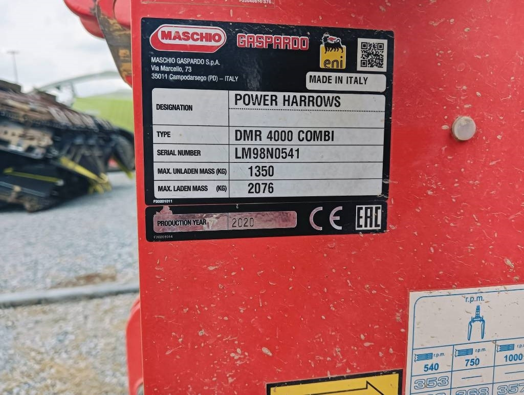 Maschio DMR 4000 - Drljača: slika 3 Maschio DMR 4000 - Drljača: slika 3