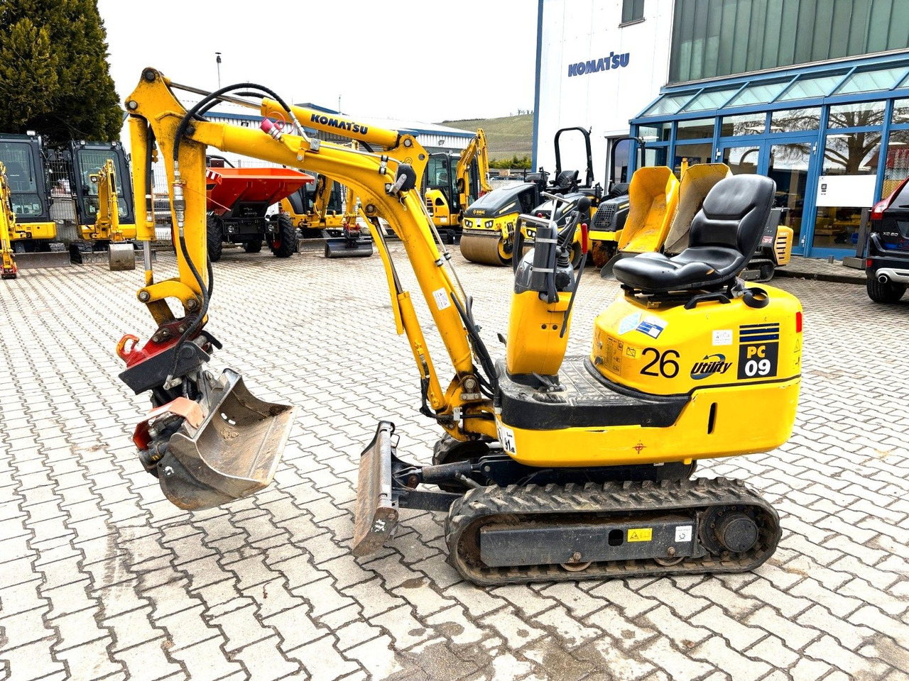 Komatsu PC09-1 - Mini bager: slika 1 Komatsu PC09-1 - Mini bager: slika 1