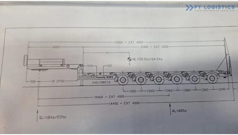 Faymonville FAYMONVILLE STZ-6WAU – 6 AXLES – 92.2T GVW – 73T PAYLOAD – HYDRAULIC RAMPS – EXCELLENT CONDITION! - Niska poluprikolica za prevoz: slika 2 Faymonville FAYMONVILLE STZ-6WAU – 6 AXLES – 92.2T GVW – 73T PAYLOAD – HYDRAULIC RAMPS – EXCELLENT CONDITION! - Niska poluprikolica za prevoz: slika 2