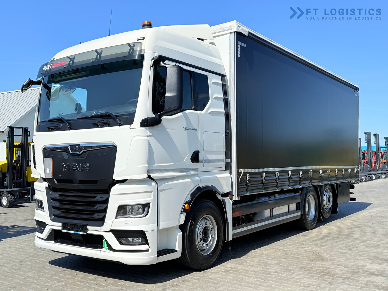MAN TGX 26.470 / 19 Pallets / Steering Axle / 15 Ton Payload / Retarder / Excellent Condition - Kamion sa ceradom: slika 2 MAN TGX 26.470 / 19 Pallets / Steering Axle / 15 Ton Payload / Retarder / Excellent Condition - Kamion sa ceradom: slika 2
