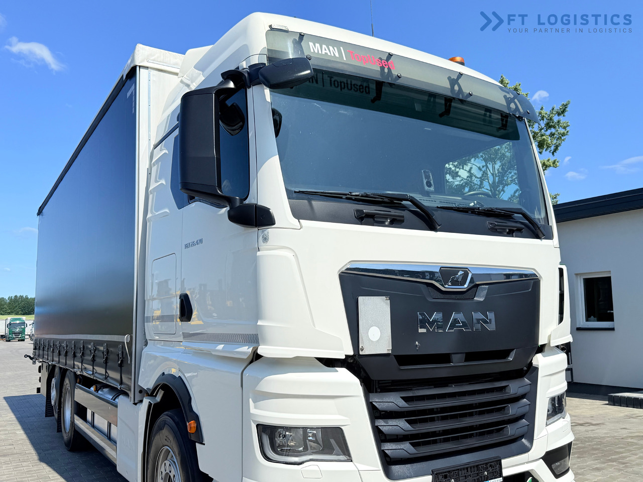 Kamion sa ceradom novi MAN TGX 26.470 / 19 Pallets / Steering Axle / 15 Ton Payload / Retarder / Excellent Condition: slika 28