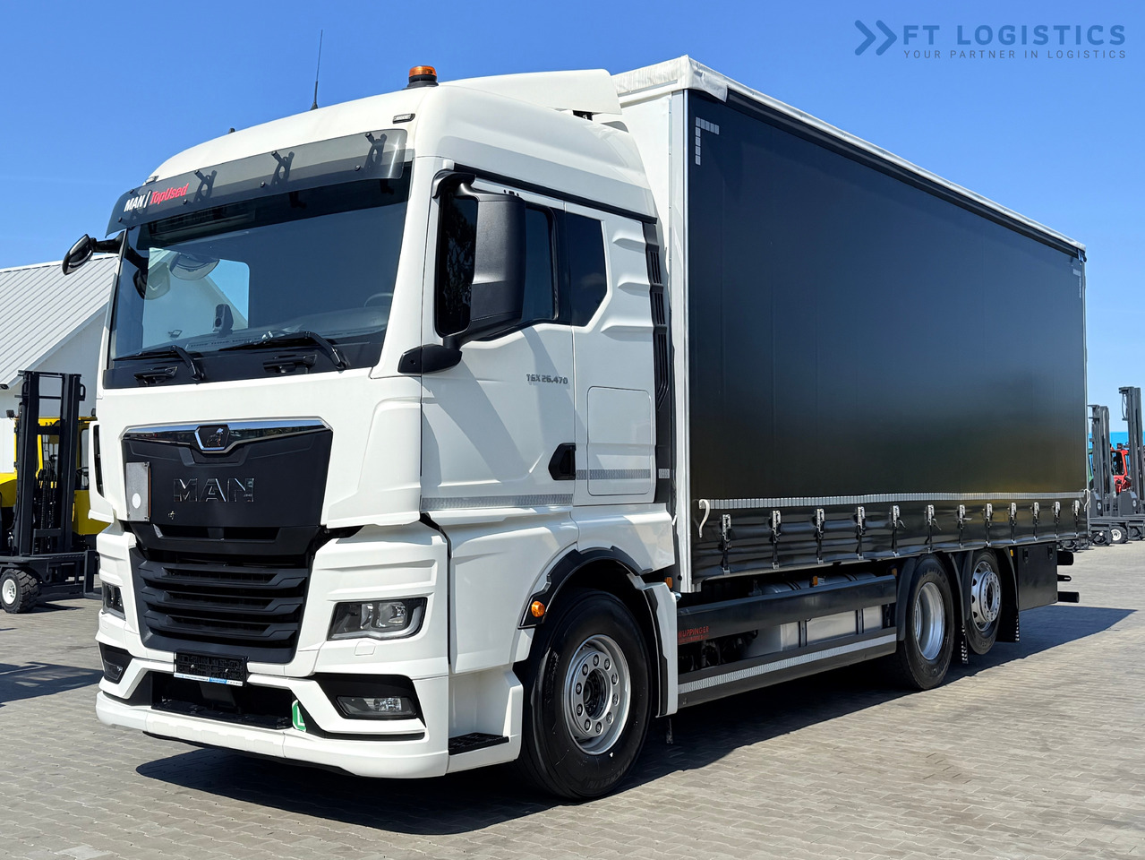 MAN TGX 26.470 / 19 Pallets / Steering Axle / 15 Ton Payload / Retarder / Excellent Condition - Kamion sa ceradom: slika 1 MAN TGX 26.470 / 19 Pallets / Steering Axle / 15 Ton Payload / Retarder / Excellent Condition - Kamion sa ceradom: slika 1