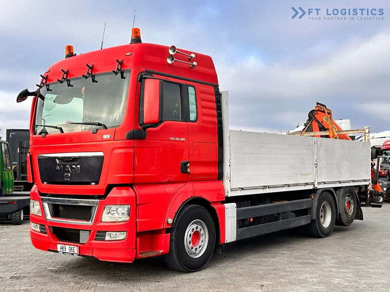 MAN TGX 26.480 Ciężarówka burtowa MAN TGX 26.480 6X2 / PALFINGER PK9002-EH B Crane / 80% Michelin - Kamion sa dizalicom: slika 4 MAN TGX 26.480 Ciężarówka burtowa MAN TGX 26.480 6X2 / PALFINGER PK9002-EH B Crane / 80% Michelin - Kamion sa dizalicom: slika 4