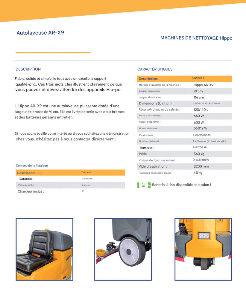 HIPPO AR-X9 - Autočistilica: slika 2 HIPPO AR-X9 - Autočistilica: slika 2