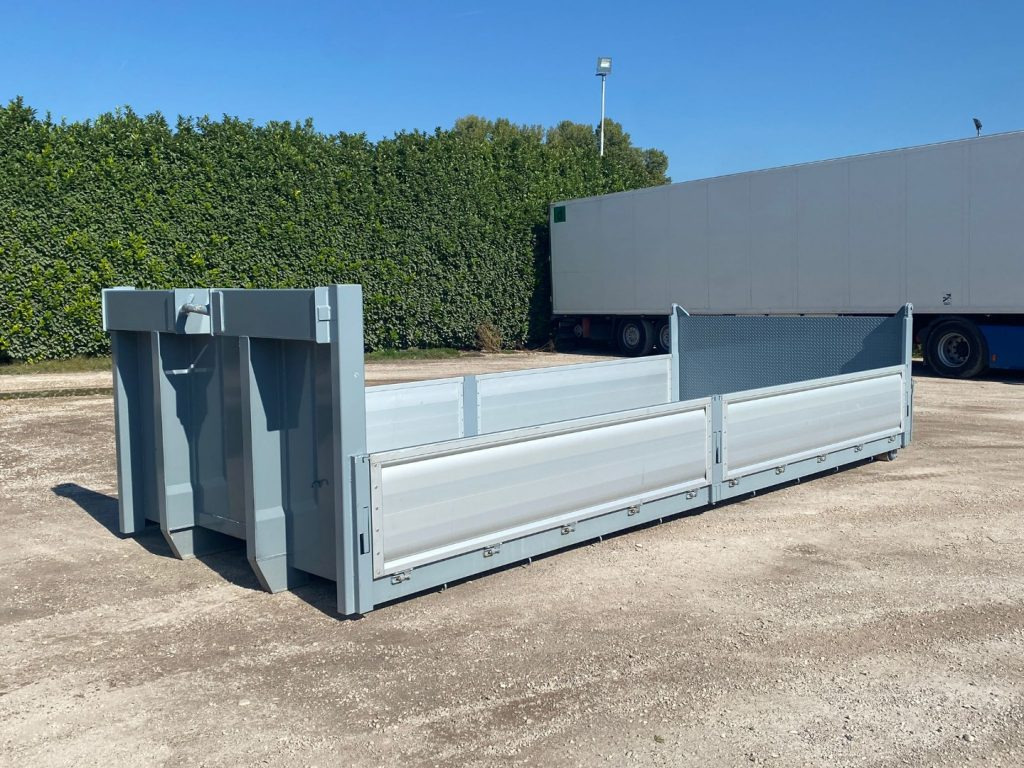 CONTAINER A PIANALE CON PIANTONI RIMOVIBILI IN FER - Abrol kontejner: slika 1 CONTAINER A PIANALE CON PIANTONI RIMOVIBILI IN FER - Abrol kontejner: slika 1