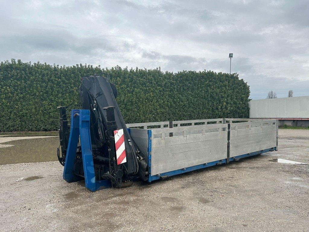 CONTAINER SCARRABILE USATO A PIANALE CON GRU - Abrol kontejner: slika 1 CONTAINER SCARRABILE USATO A PIANALE CON GRU - Abrol kontejner: slika 1