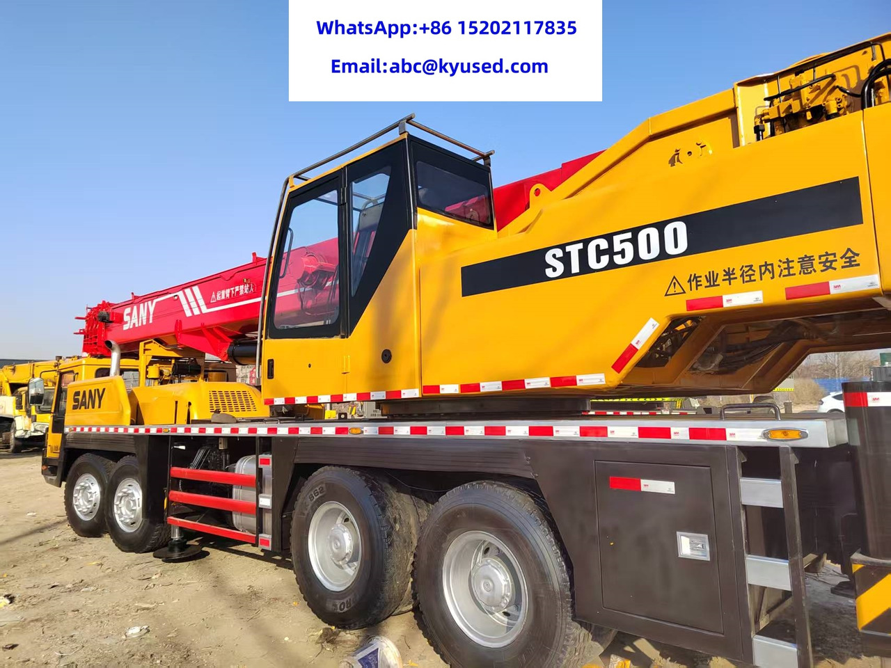 SANY STC500 STC750 STC800 STC1000 STC250 25TON 50TON 75TON 80TON 100TON - Pokretni kran: slika 3 SANY STC500 STC750 STC800 STC1000 STC250 25TON 50TON 75TON 80TON 100TON - Pokretni kran: slika 3