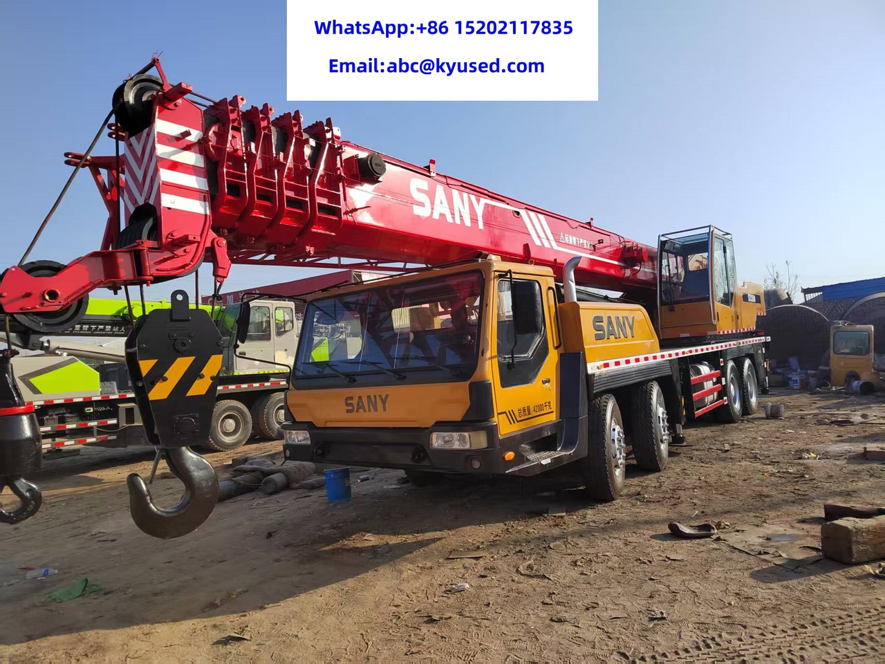SANY STC500 STC750 STC800 STC1000 STC250 25TON 50TON 75TON 80TON 100TON - Pokretni kran: slika 1 SANY STC500 STC750 STC800 STC1000 STC250 25TON 50TON 75TON 80TON 100TON - Pokretni kran: slika 1