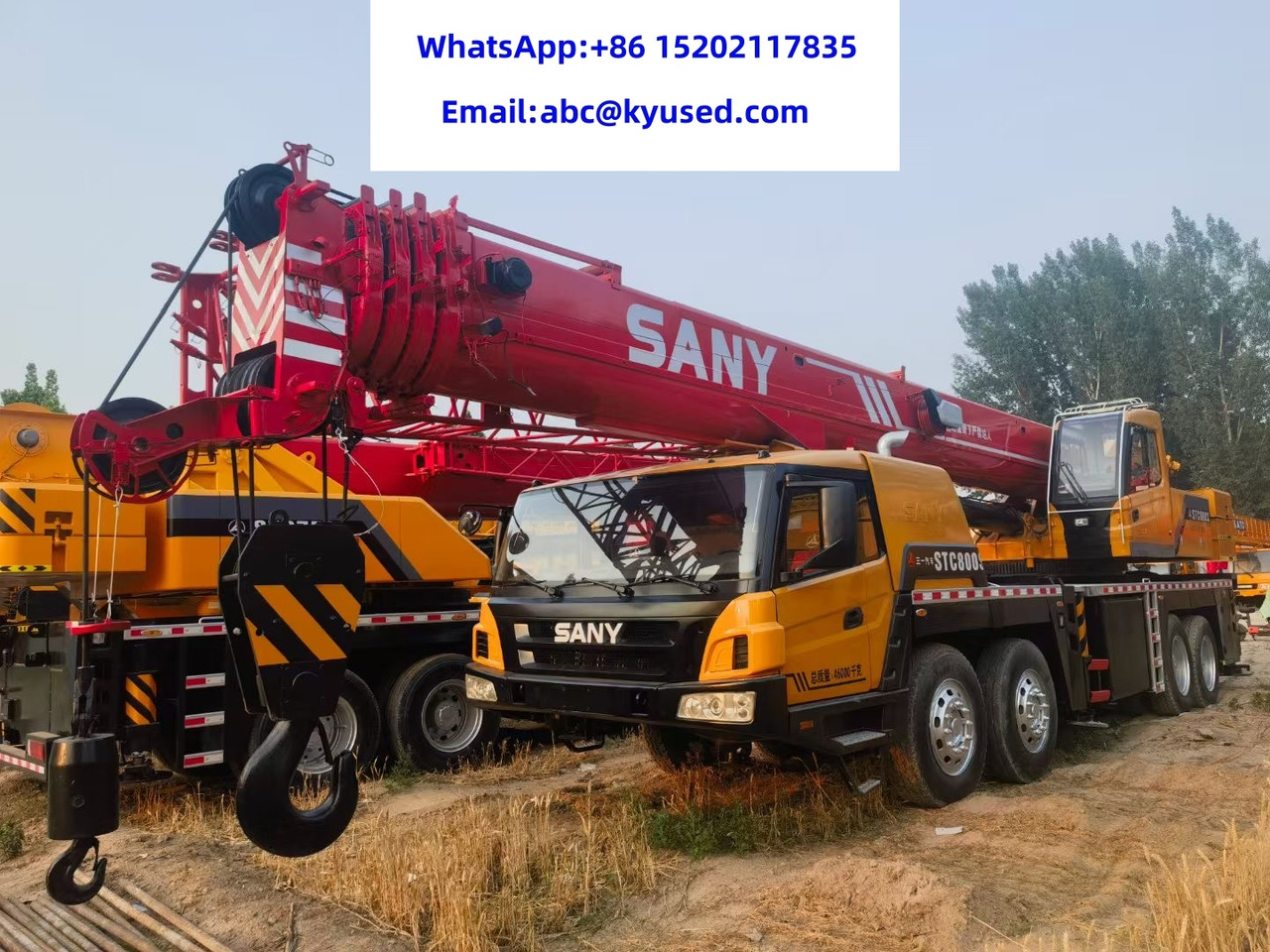 SANY STC800 STC750S STC500S STC1000 STC1600 STC1800 80 TON TRUCK CRANE - Pokretni kran: slika 1 SANY STC800 STC750S STC500S STC1000 STC1600 STC1800 80 TON TRUCK CRANE - Pokretni kran: slika 1