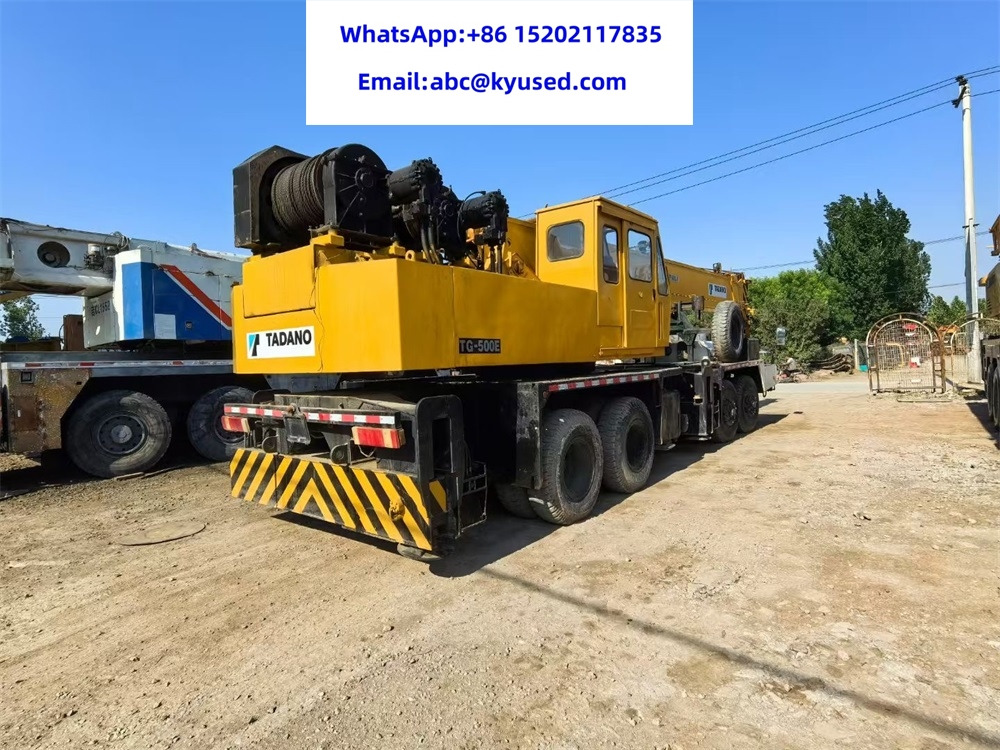 TADANO TG500E TG700E GT500E TG1000 50TON 70TON 100TON - Pokretni kran: slika 3 TADANO TG500E TG700E GT500E TG1000 50TON 70TON 100TON - Pokretni kran: slika 3