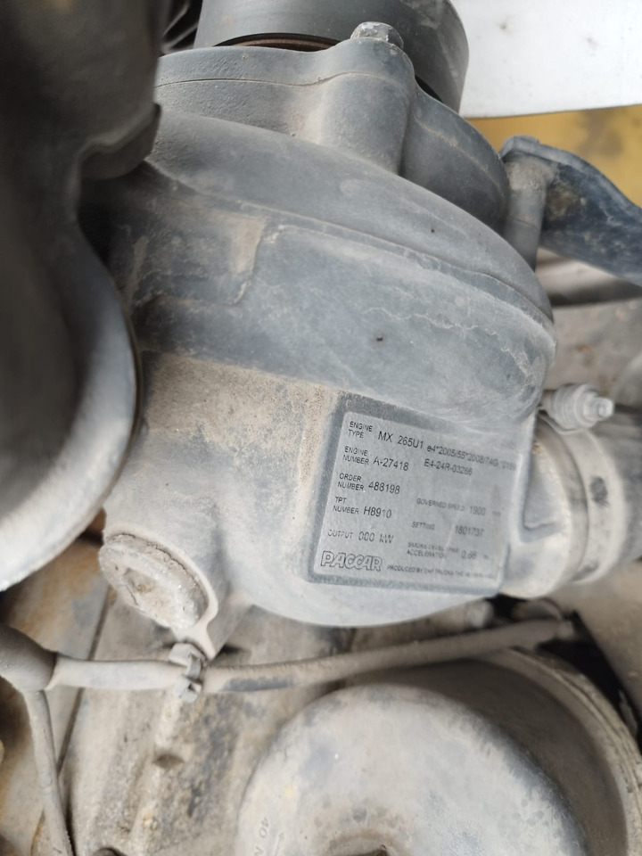 DAF Paccar MX 265 U1 DAF CF - Motor za Kamion: slika 2 DAF Paccar MX 265 U1 DAF CF - Motor za Kamion: slika 2
