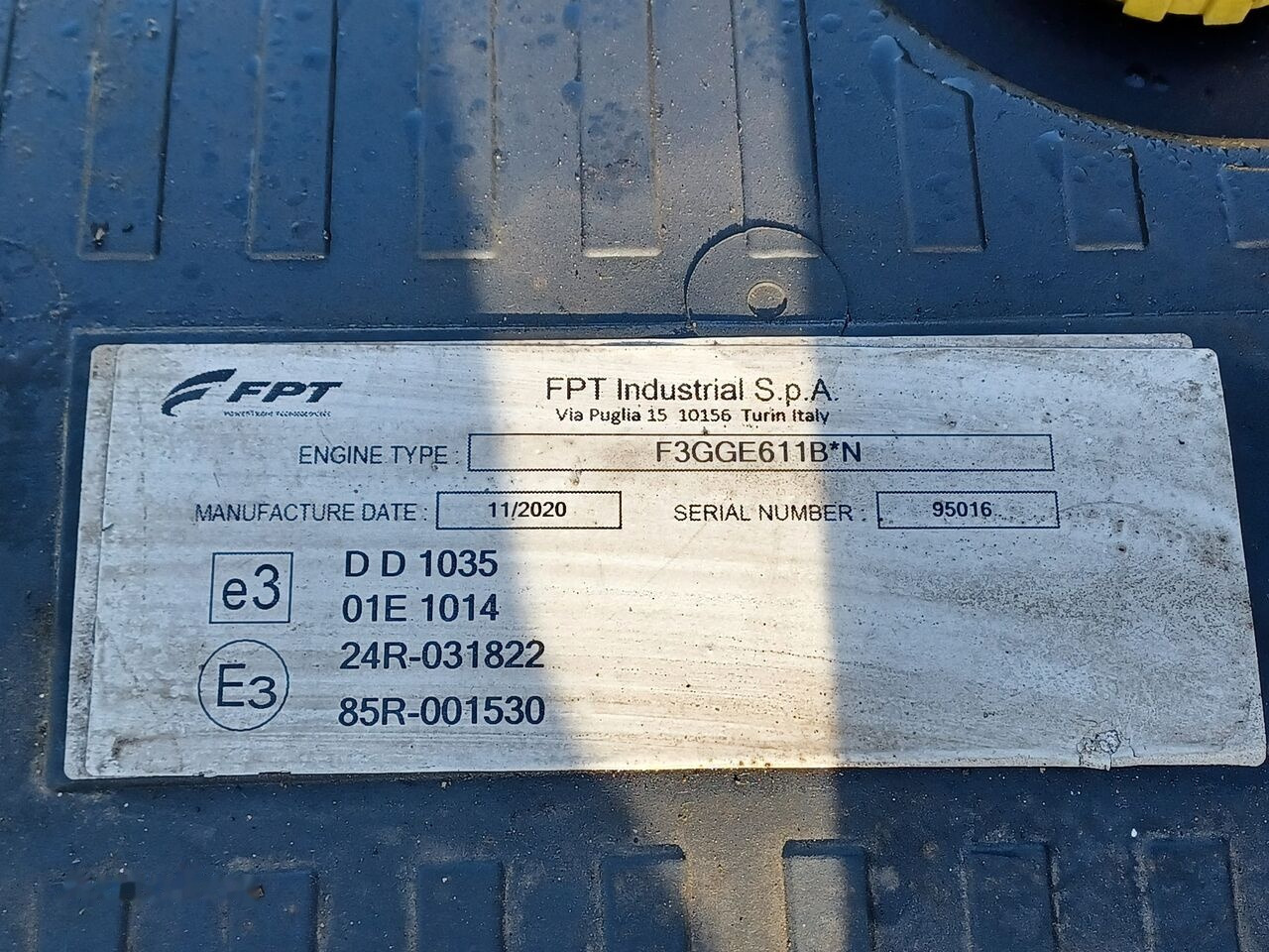 IVECO F3GGE611B*N IVECO truck - Motor za Kamion: slika 1 IVECO F3GGE611B*N IVECO truck - Motor za Kamion: slika 1