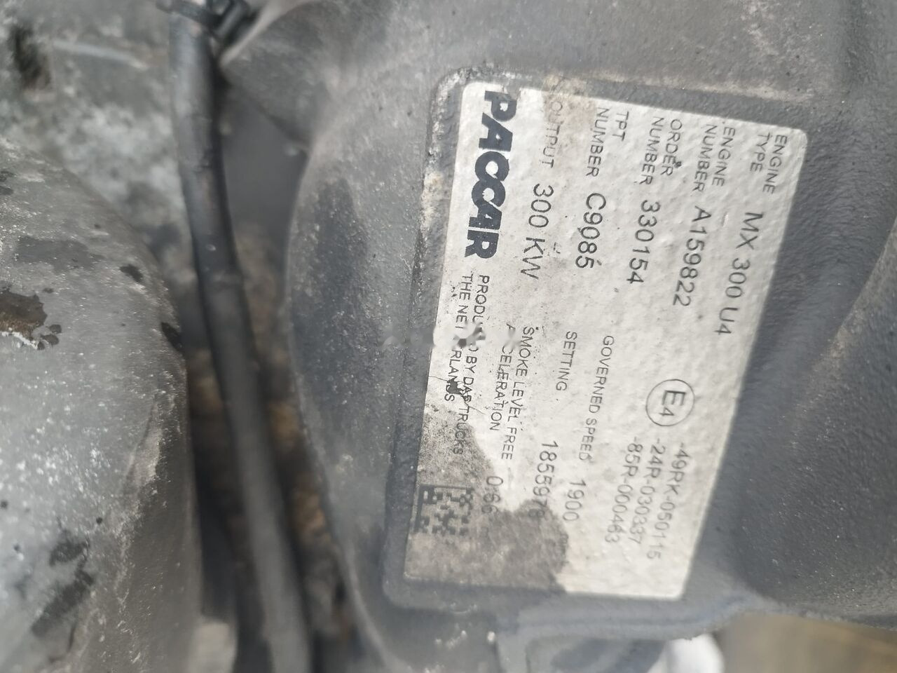 DAF MX 300 U4 DAF XF, CF - Motor za Kamion: slika 4 DAF MX 300 U4 DAF XF, CF - Motor za Kamion: slika 4