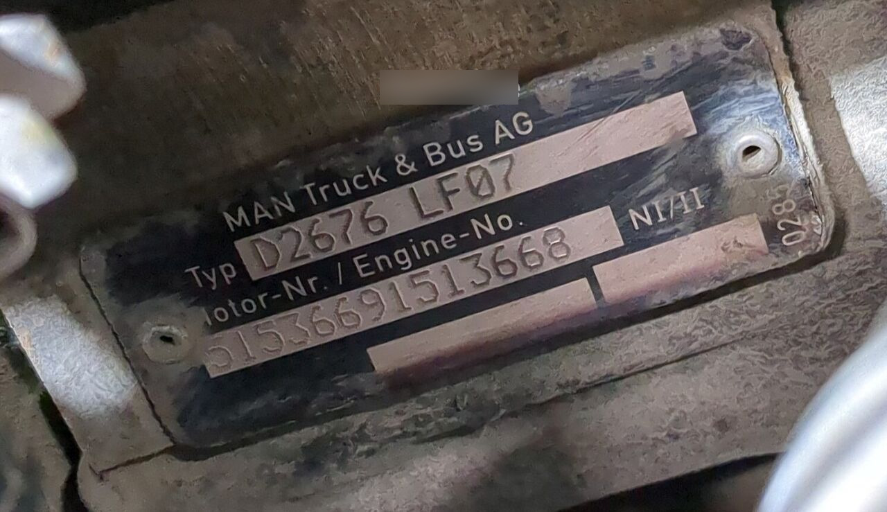MAN D2676 LF07 MAN TGA, TGS, TGX - Motor za Kamion: slika 2 MAN D2676 LF07 MAN TGA, TGS, TGX - Motor za Kamion: slika 2