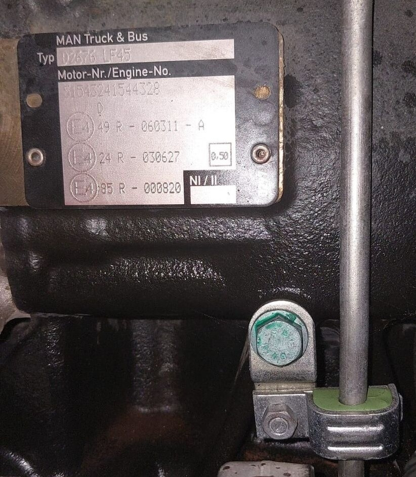 MAN D2676 LF45 MAN TGA, TGS, TGX - Motor za Kamion: slika 3 MAN D2676 LF45 MAN TGA, TGS, TGX - Motor za Kamion: slika 3