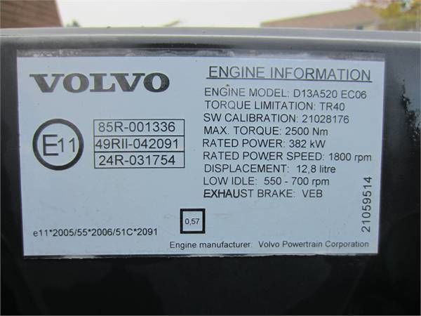 Volvo D13A 520 HP VEB E5 Volvo FH 13 - Motor za Kamion: slika 3 Volvo D13A 520 HP VEB E5 Volvo FH 13 - Motor za Kamion: slika 3