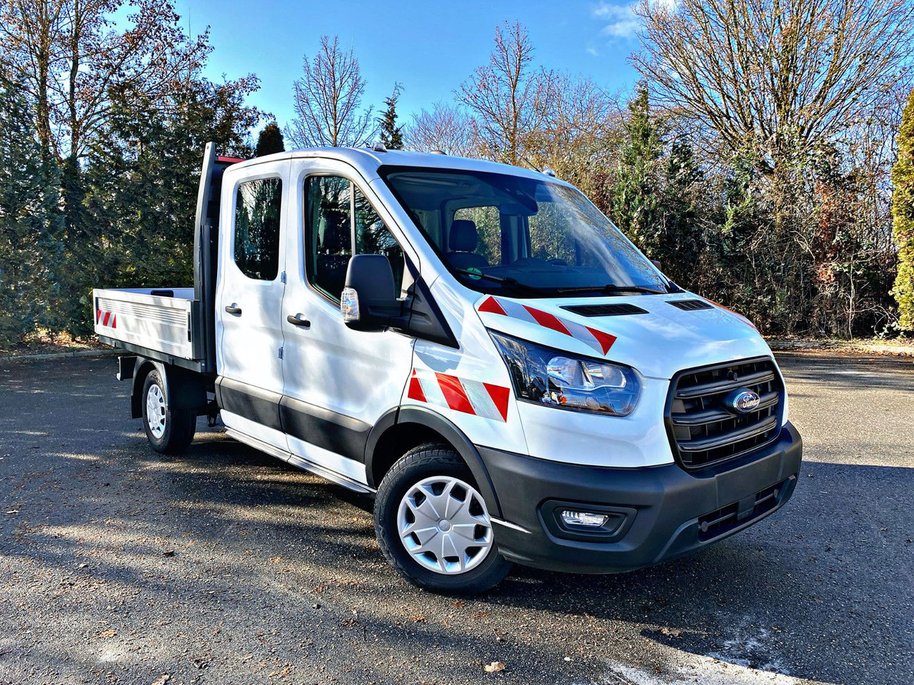 Ford Pritsche 350L2 DoKa|Trend|Garantie bis 08.27|19% - Dostavno vozilo sa duplom kabinom: slika 1 Ford Pritsche 350L2 DoKa|Trend|Garantie bis 08.27|19% - Dostavno vozilo sa duplom kabinom: slika 1