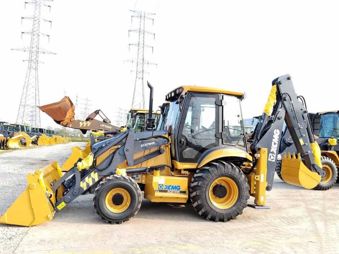 Bager utovarivač novi New XCMG XC870HK backhoe loader: slika 7