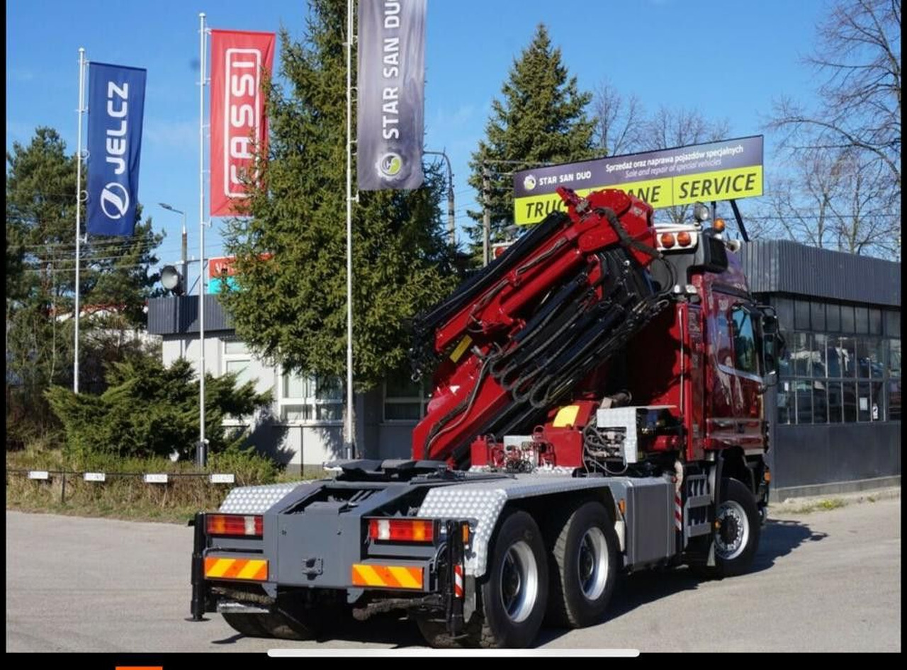 Mercedes-Benz ACTROS 3348 Kran HMF3720K4 Fly-Jip Fun k Klima - Kamion sa dizalicom: slika 4 Mercedes-Benz ACTROS 3348 Kran HMF3720K4 Fly-Jip Fun k Klima - Kamion sa dizalicom: slika 4