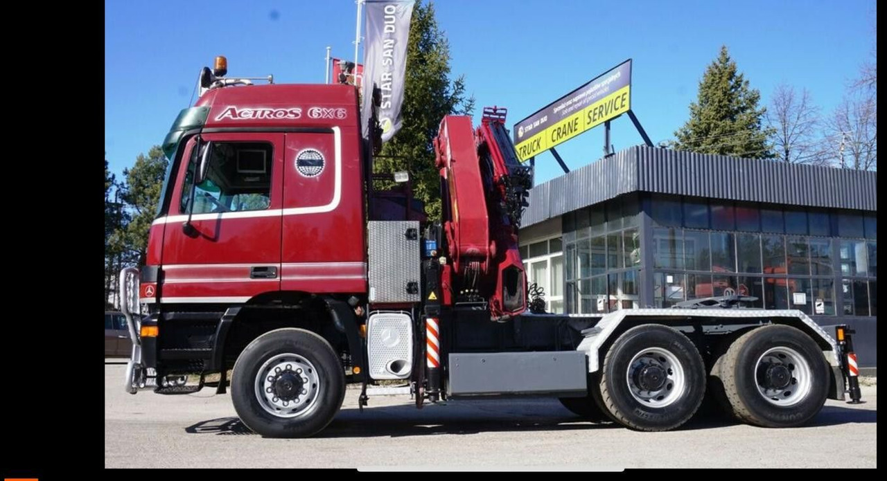 Mercedes-Benz ACTROS 3348 Kran HMF3720K4 Fly-Jip Fun k Klima - Kamion sa dizalicom: slika 3 Mercedes-Benz ACTROS 3348 Kran HMF3720K4 Fly-Jip Fun k Klima - Kamion sa dizalicom: slika 3