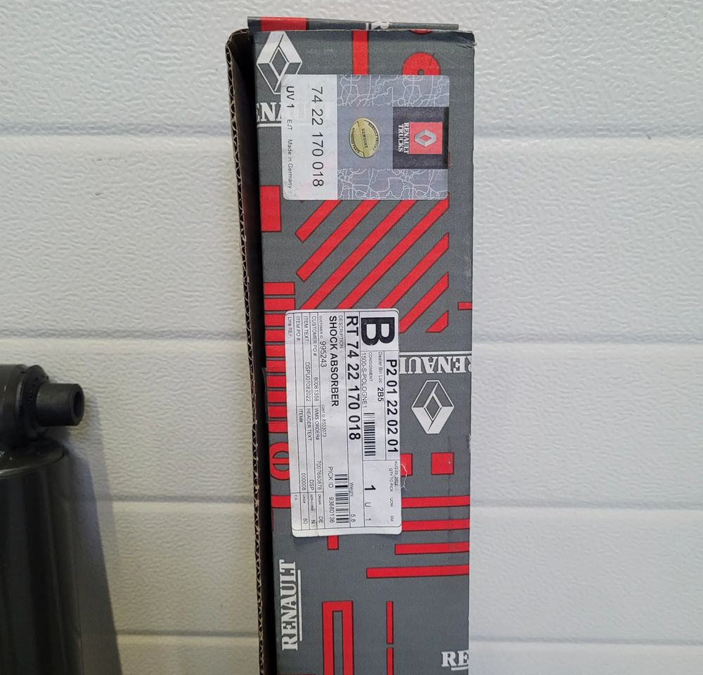 AMORTYZATORY NOWE ORYGINAL RENAULT RANGE T GAMA 742217018 22170016 - Suspenzija za Kamion: slika 3 AMORTYZATORY NOWE ORYGINAL RENAULT RANGE T GAMA 742217018 22170016 - Suspenzija za Kamion: slika 3