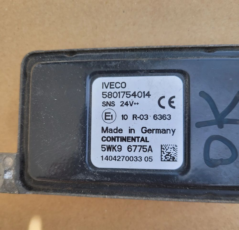 CZUJNIK NOX IVECO EUROCARGO E6 5801754014 - Senzor za Kamion: slika 2 CZUJNIK NOX IVECO EUROCARGO E6 5801754014 - Senzor za Kamion: slika 2