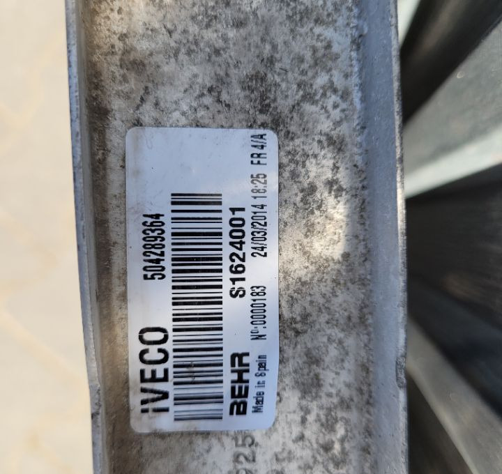INTERCOOLER IVECO EUROCARGO E6. 504289364 - Sistem za hlađenje za Kamion: slika 3 INTERCOOLER IVECO EUROCARGO E6. 504289364 - Sistem za hlađenje za Kamion: slika 3