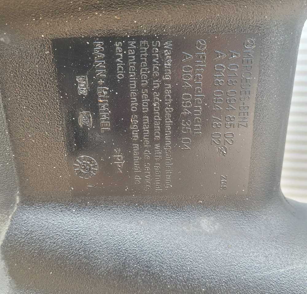 OBUDOWA FILTRA POWIETRZA MERCEDES ACTROS A0180948502 CHWALIM116 - Filter za vazduh za Kamion: slika 3 OBUDOWA FILTRA POWIETRZA MERCEDES ACTROS A0180948502 CHWALIM116 - Filter za vazduh za Kamion: slika 3