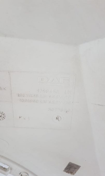 POSZYCIE OKULAR NAROŻNIK DAF XF 106 LH. ORYGINAŁ - Branik za Kamion: slika 4 POSZYCIE OKULAR NAROŻNIK DAF XF 106 LH. ORYGINAŁ - Branik za Kamion: slika 4