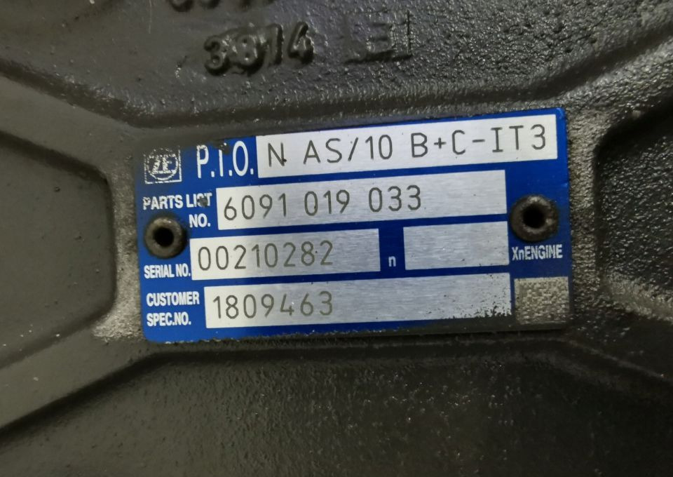 PRZYSTAWKA SKRZYNI BIEGÓW ZF PTO N AS/10 B+C - IT3 - Menjač i delovi za Kamion: slika 4 PRZYSTAWKA SKRZYNI BIEGÓW ZF PTO N AS/10 B+C - IT3 - Menjač i delovi za Kamion: slika 4