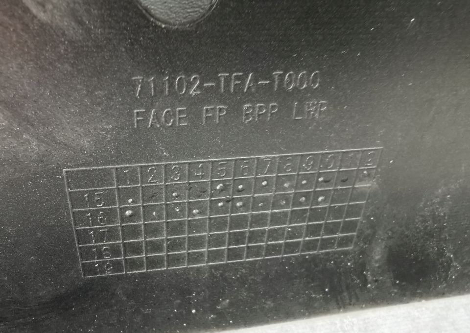 SPOJLER ZDERZAKA HONDA CRV 15/17R ORYGINAŁ - Aerodinamika/ Spojler za Kamion: slika 5 SPOJLER ZDERZAKA HONDA CRV 15/17R ORYGINAŁ - Aerodinamika/ Spojler za Kamion: slika 5