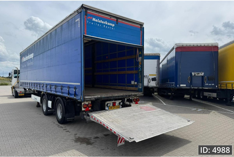 Krone SZ City / 2 Axle / DHOLLANDIA 2000kg / Steering axle - Poluprikolica sa ceradom: slika 2 Krone SZ City / 2 Axle / DHOLLANDIA 2000kg / Steering axle - Poluprikolica sa ceradom: slika 2